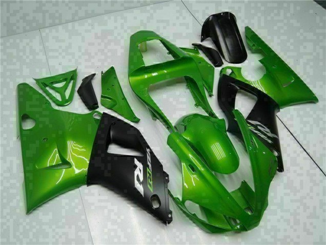 Verde Kit Carenagem Moto Yamaha R1 2000-2001 Verde Kit Carenagem Moto Yamaha R1 2000-2001
