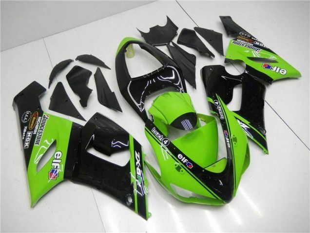 Verde Kits Carenagem Moto Kawasaki ZX6R 2005-2006 Verde Kits Carenagem Moto Kawasaki ZX6R 2005-2006