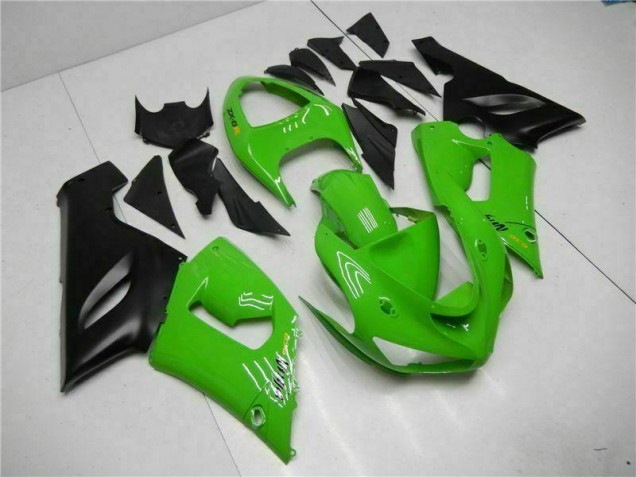 Verde Kits Carenagem Moto Kawasaki ZX6R 2005-2006 Verde Kits Carenagem Moto Kawasaki ZX6R 2005-2006