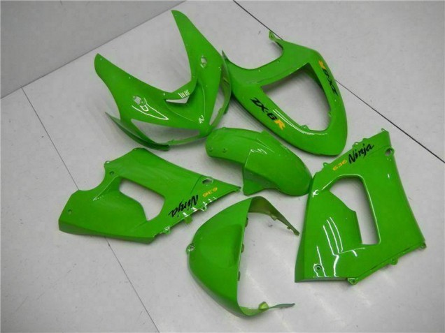 Verde Kits Carenagem Moto Kawasaki ZX6R 2005-2006 Verde Kits Carenagem Moto Kawasaki ZX6R 2005-2006