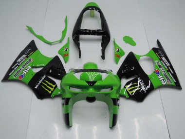 Verde Monster Carenagem Moto Kawasaki ZX6R 2000-2002