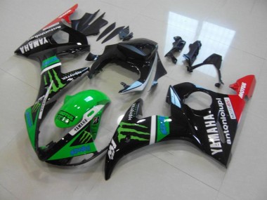 Verde Monster Carenagem Moto Yamaha R6 2003-2005