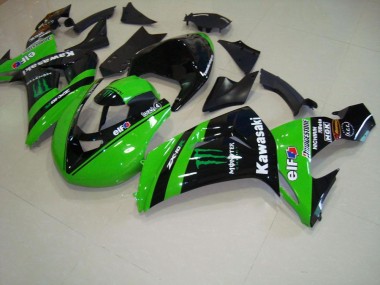 Verde Monster Corrida Carenagem Moto Kawasaki ZX10R 2006-2007