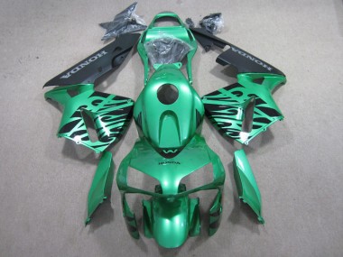 Verde Preto Carenagem Moto Honda CBR 600RR 2003-2004