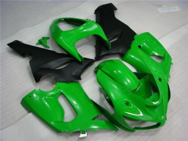 Verde Preto Fosco Carenagem Moto Kawasaki ZX6R 2005-2006