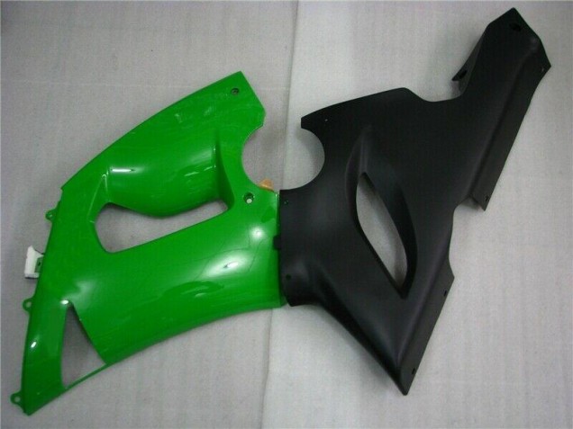 Verde Preto Fosco Carenagem Moto Kawasaki ZX6R 2005-2006