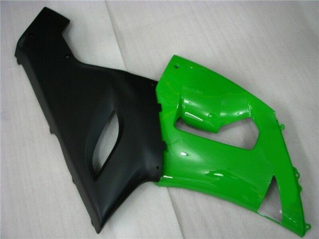 Verde Preto Fosco Carenagem Moto Kawasaki ZX6R 2005-2006