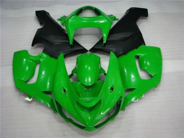 Verde Preto Fosco Carenagem Moto Kawasaki ZX6R 2005-2006