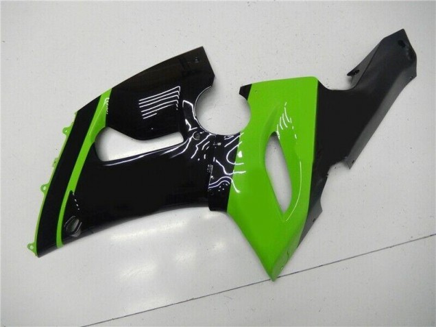 Verde Preto Injeção Kit Carenagem Kawasaki ZX6R 2005-2006 Verde Preto Injeção Kit Carenagem Kawasaki ZX6R 2005-2006