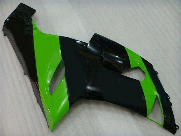 Verde Preto Injeção Kit Carenagem Moto Kawasaki ZX6R 2005-2006 Verde Preto Injeção Kit Carenagem Moto Kawasaki ZX6R 2005-2006