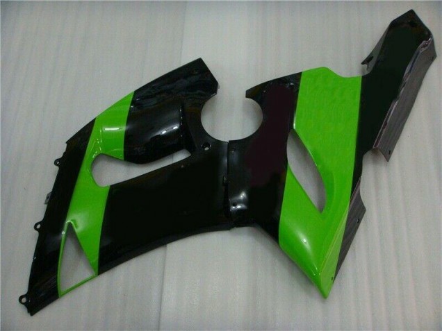 Verde Preto Injeção Kit Carenagem Moto Kawasaki ZX6R 2005-2006 Verde Preto Injeção Kit Carenagem Moto Kawasaki ZX6R 2005-2006