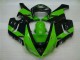 Verde Preto Injeção Kit Carenagem Moto Kawasaki ZX6R 2005-2006 Verde Preto Injeção Kit Carenagem Moto Kawasaki ZX6R 2005-2006