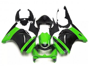 Verde Preto Kit Completo Carenagem Moto Kawasaki EX250 2008-2012