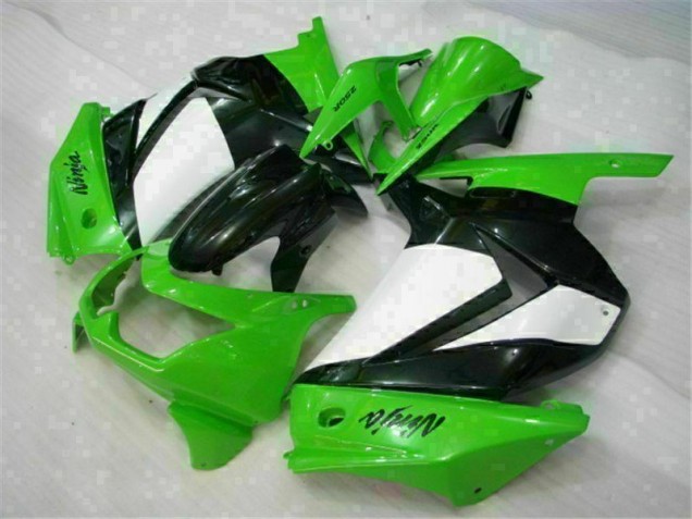 Verde Preto Ninja Abs Moto Plástico Kawasaki EX250 2008-2012 Verde Preto Ninja Abs Moto Plástico Kawasaki EX250 2008-2012