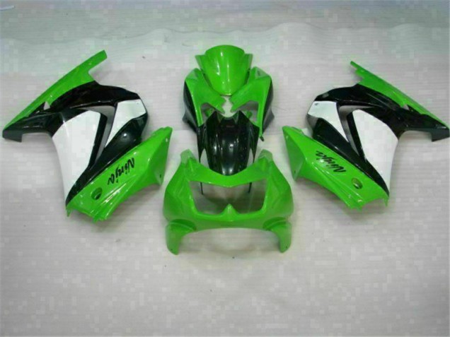 Verde Preto Ninja Kits Completo Carenagem Moto Kawasaki EX250 2008-2012 Verde Preto Ninja Kits Completo Carenagem Moto Kawasaki EX250 2008-2012