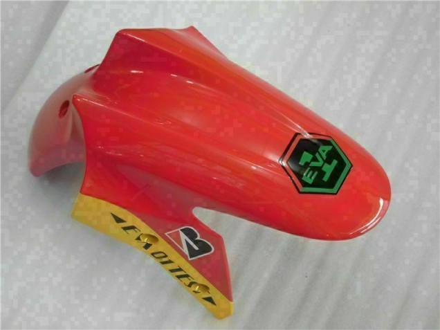 Vermelho Amarelo Carenagem Moto Kawasaki EX250 2008-2012 Vermelho Amarelo Carenagem Moto Kawasaki EX250 2008-2012