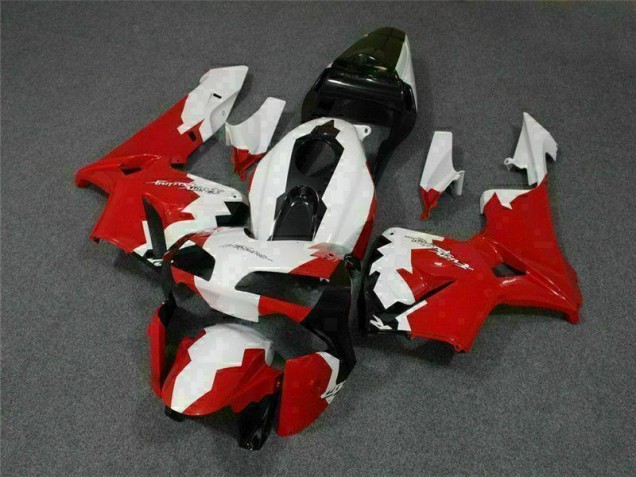 Vermelho Branco Kits Carenagem Moto Honda CBR 600RR 2003-2004 Vermelho Branco Kits Carenagem Moto Honda CBR 600RR 2003-2004