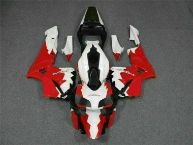 Vermelho Branco Kits Carenagem Moto Honda CBR 600RR 2003-2004