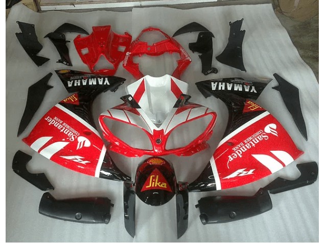 Vermelho Branco & Preto Graphic Carenagem Moto Yamaha R1 2012-2014 Vermelho Branco & Preto Graphic Carenagem Moto Yamaha R1 2012-2014