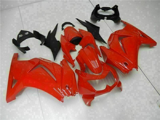 Vermelho Carenagem Moto Kawasaki EX250 2008-2012 Vermelho Carenagem Moto Kawasaki EX250 2008-2012