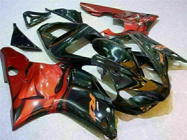 Vermelho Carenagem & Plástico Moto Yamaha R1 2000-2001 Vermelho Carenagem & Plástico Moto Yamaha R1 2000-2001