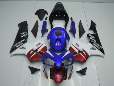 Vermelho Escuro Azul Carenagem Moto Honda CBR 600RR 2003-2004