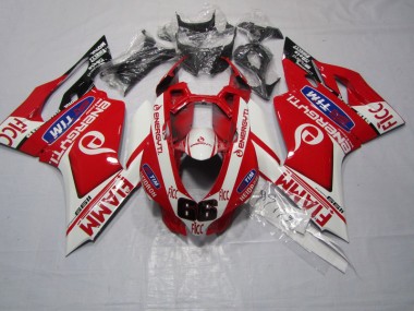 Vermelho FIAMM FICC Carenagem Moto Ducati 1199 2011-2014