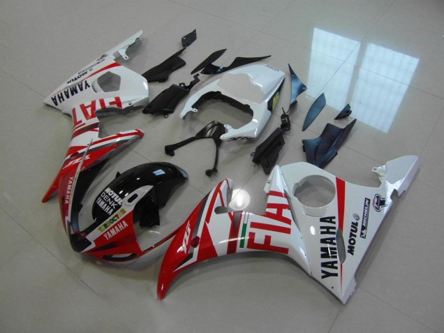 Vermelho Fiat Carenagem Moto Yamaha R6 2003-2005 Vermelho Fiat Carenagem Moto Yamaha R6 2003-2005