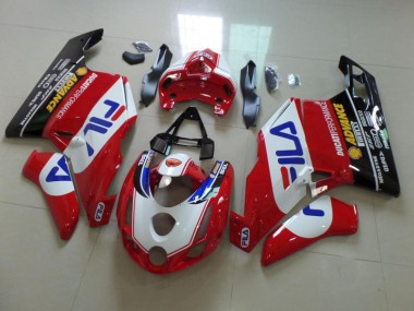 Vermelho Fila Carenagem Moto Ducati 749 999 2003-2004