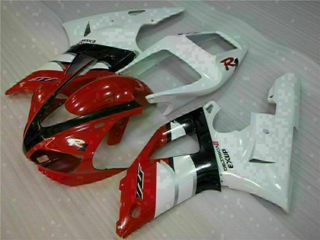 Vermelho Kit Carenagem Moto Yamaha R1 2000-2001 Vermelho Kit Carenagem Moto Yamaha R1 2000-2001