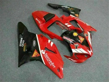 Vermelho Kit Completo Carenagem Moto Yamaha R1 2000-2001