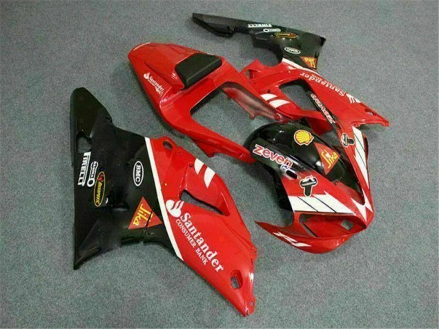 Vermelho Kit Completo Carenagem Moto Yamaha R1 2000-2001 Vermelho Kit Completo Carenagem Moto Yamaha R1 2000-2001