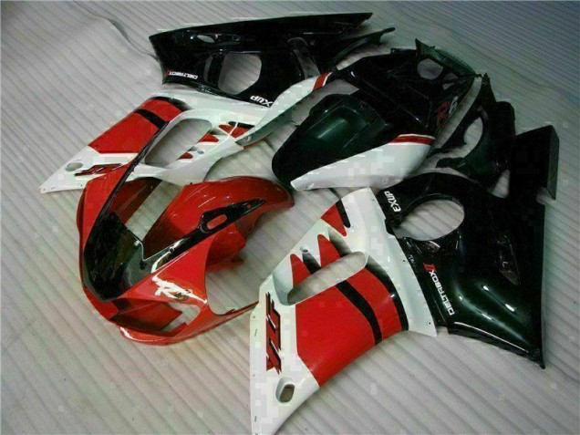 Vermelho Preto Abs Kit Carenagem & Plásticos Moto Yamaha R6 1998-2002 Vermelho Preto Abs Kit Carenagem & Plásticos Moto Yamaha R6 1998-2002