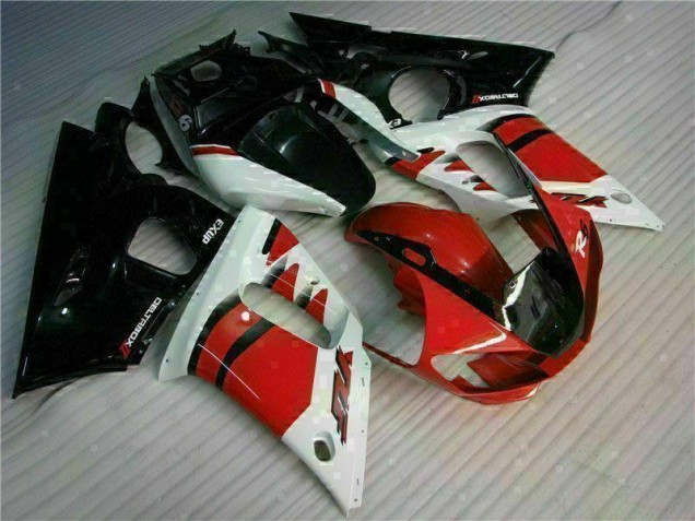 Vermelho Preto Abs Kit Carenagem & Plásticos Moto Yamaha R6 1998-2002 Vermelho Preto Abs Kit Carenagem & Plásticos Moto Yamaha R6 1998-2002