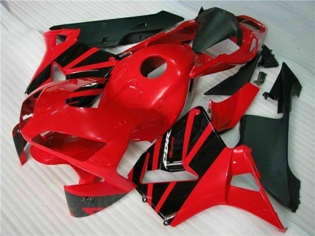 Vermelho Preto Abs Kits Carenagem Moto Honda CBR 600RR 2003-2004 Vermelho Preto Abs Kits Carenagem Moto Honda CBR 600RR 2003-2004