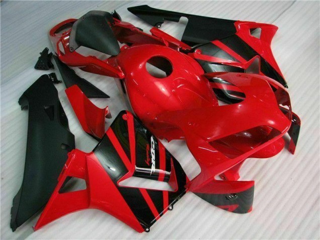 Vermelho Preto Abs Kits Carenagem Moto Honda CBR 600RR 2003-2004 Vermelho Preto Abs Kits Carenagem Moto Honda CBR 600RR 2003-2004