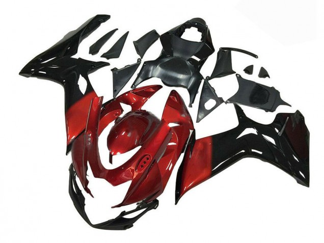 Vermelho Preto Abs Kits Carenagem Moto Suzuki GSXR 600 / 750 K11 2011-2021 Vermelho Preto Abs Kits Carenagem Moto Suzuki GSXR 600 / 750 K11 2011-2021