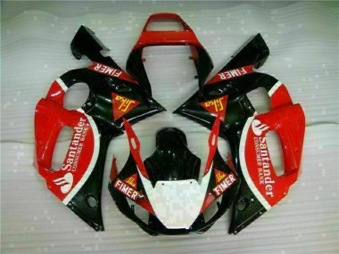 Vermelho Preto Abs Kits Completos Carenagem Moto Yamaha R6 1998-2002