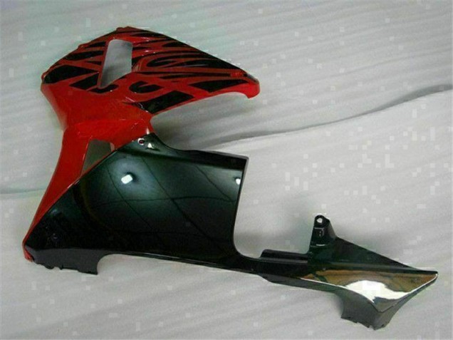 Vermelho Preto Abs Motocicleta Plástico Honda CBR 600RR 2003-2004 Vermelho Preto Abs Motocicleta Plástico Honda CBR 600RR 2003-2004