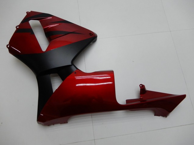 Vermelho Preto Abs Motocicleta Plásticos Honda CBR 600RR 2003-2004 Vermelho Preto Abs Motocicleta Plásticos Honda CBR 600RR 2003-2004