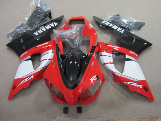 Vermelho Preto Branco Carenagem Moto Yamaha R1 2009-2011 Vermelho Preto Branco Carenagem Moto Yamaha R1 2009-2011