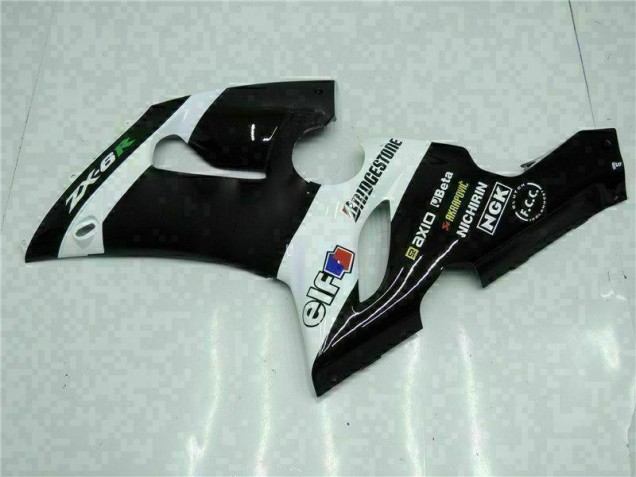 Vermelho Preto Carenagem Moto Kawasaki ZX6R 2005-2006 Vermelho Preto Carenagem Moto Kawasaki ZX6R 2005-2006