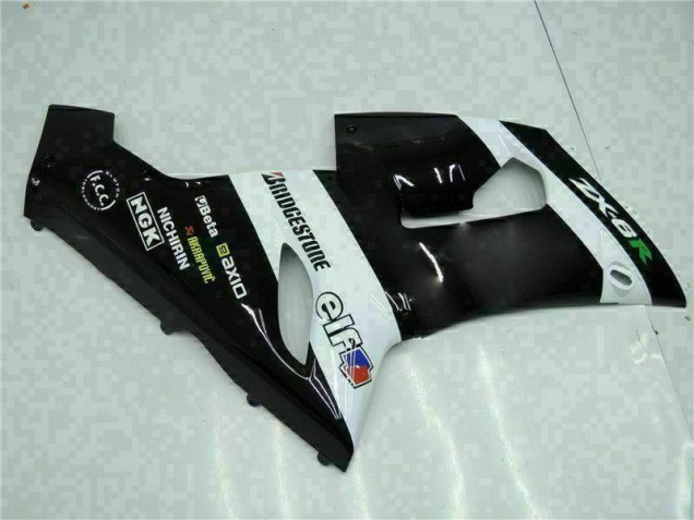 Vermelho Preto Carenagem Moto Kawasaki ZX6R 2005-2006 Vermelho Preto Carenagem Moto Kawasaki ZX6R 2005-2006