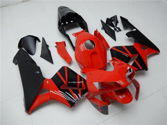 Vermelho Preto Carroçaria Moto Honda CBR 600RR 2003-2004 Vermelho Preto Carroçaria Moto Honda CBR 600RR 2003-2004