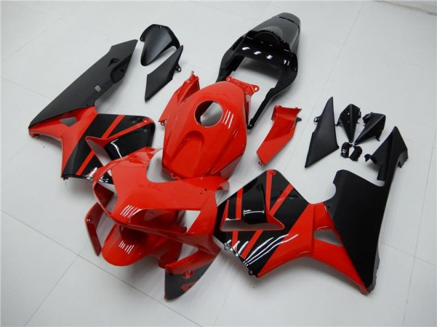 Vermelho Preto Carroçaria Moto Honda CBR 600RR 2003-2004 Vermelho Preto Carroçaria Moto Honda CBR 600RR 2003-2004