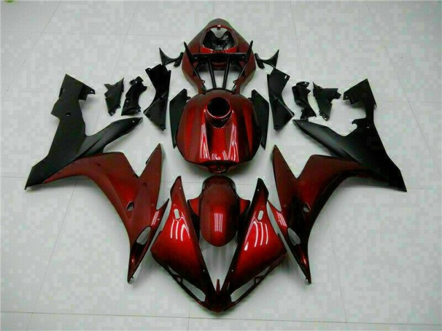 Vermelho Preto Carroçaria Moto Yamaha R1 2004-2006 Vermelho Preto Carroçaria Moto Yamaha R1 2004-2006