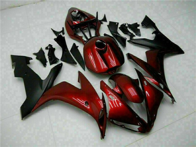 Vermelho Preto Carroçaria Moto Yamaha R1 2004-2006 Vermelho Preto Carroçaria Moto Yamaha R1 2004-2006