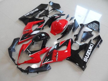 Vermelho Preto Estilo OEM Carenagem Moto Suzuki GSXR 1000 K5 2005-2006