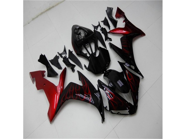 Vermelho Preto Kits Carenagem Moto Yamaha R1 2004-2006
