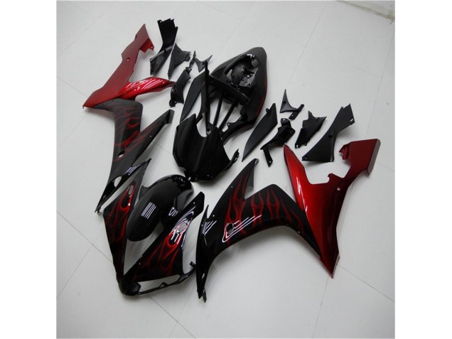 Vermelho Preto Kits Carenagem Moto Yamaha R1 2004-2006